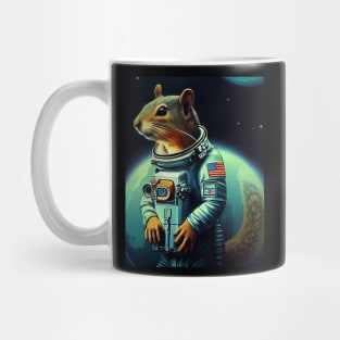 Adorable Squirrel In Astronaut Costume Mug